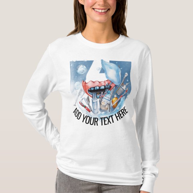 Elegant Dental T Shirt (Framsida)