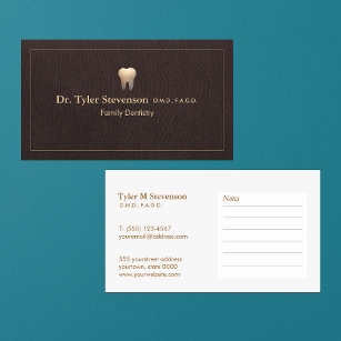 Elegant Dentist Tooth Logotyp Office Möte Tidsbeställning Kort