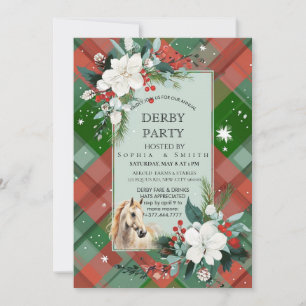 Elegant Derby-fest Invitationskort för Hästar Inbjudningar