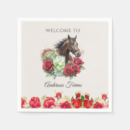 Elegant Derbyfest  Pappersservett