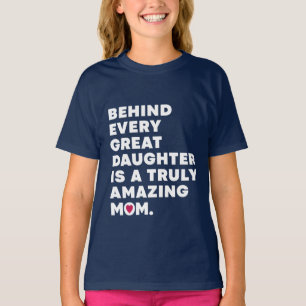 Elegant Design Expresstext för Mors dag T Shirt