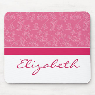 Elegant Designer Anpassningsbar Fuschia Mousepad Musmatta