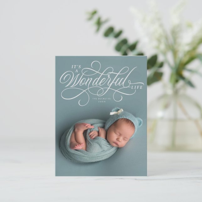 Elegant Det är en fantastisk fotodesign för livsti Vykort (Stående Fram)