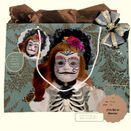 Elegant Día de Muertos Gift Bag