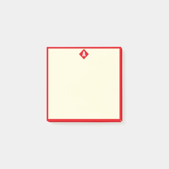 Elegant diamant post-it block (Framsida)