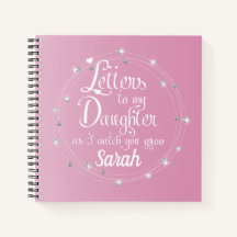 Elegant diamant rosa briljant Brev till dotter