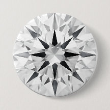 Elegant diamantinspirerad 3" knapp - Anpassad desi
