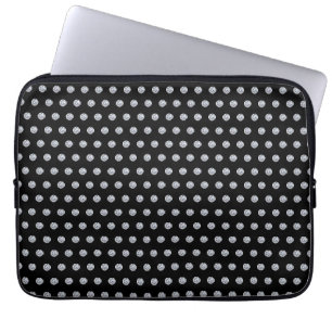 Elegant diamantmönster på svart laptopfodral laptop fodral