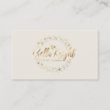 Elegant Diamond Faux Gold Foil Company Logotyp