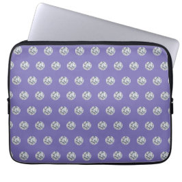 Elegant Diamond Mönster på Lavender Blue bärbar da Laptop Fodral