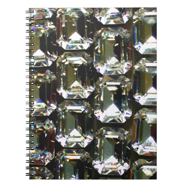 Elegant Diamonds gemstones Anteckningsbok (Framsidan)