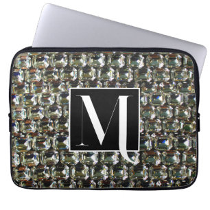 Elegant Diamonds gemstones Laptop Fodral