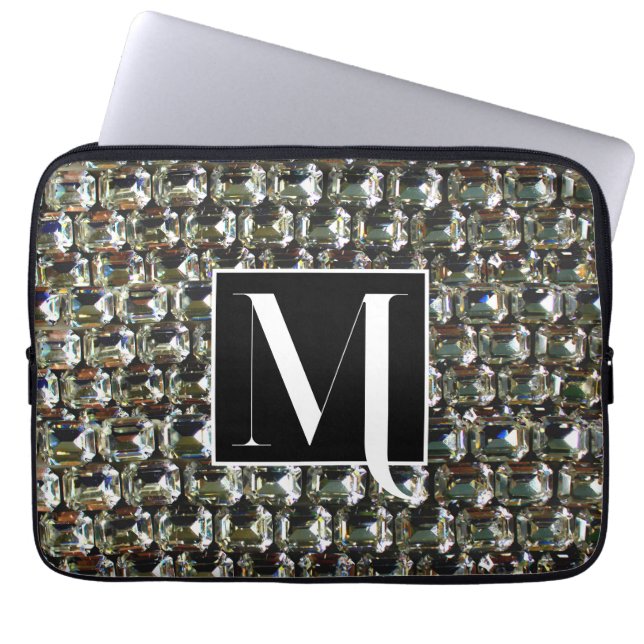 Elegant Diamonds gemstones Laptop Fodral (Framsidan)