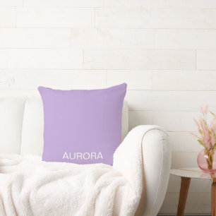 Elegant Digital Lavender Personlig Namn - Kudde