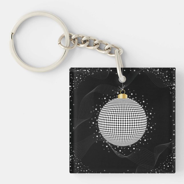 Elegant Disco Ball Christmas Ornament (Framsidan)