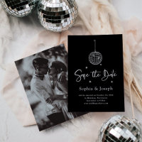 Elegant Disco Boll minimalist Black | Foto