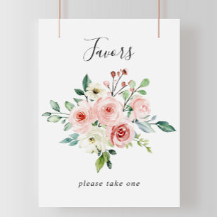 Elegant diskret höstblomma för favoriter skylt