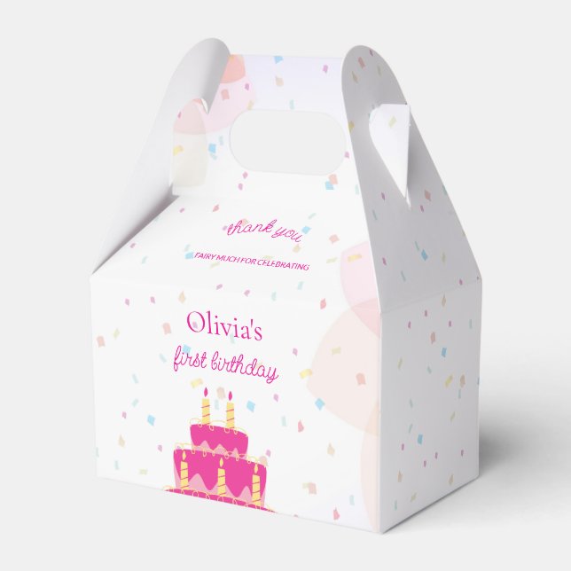 Elegant Disney princess birthday Presentaskar (Framsidan Sidan)