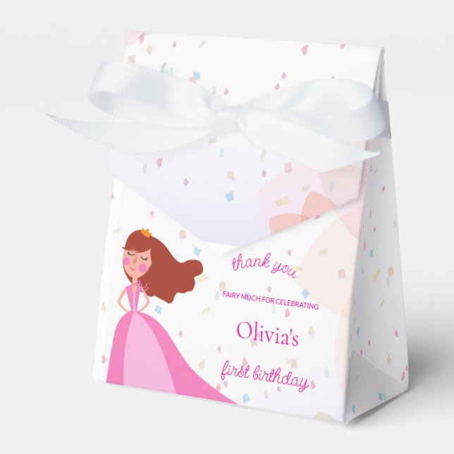 Elegant Disney prinsessa födelsedag Presentaskar (Framsidan Sidan)
