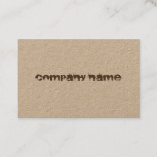 Elegant Distress Text Corporate Modern Template Visitkort