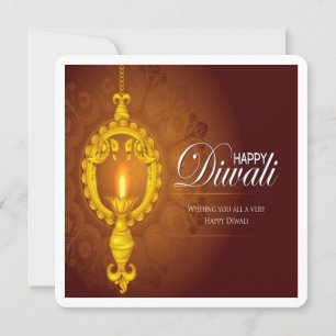 Elegant Diwali-festivalen Hälsning Card Inbjudningar