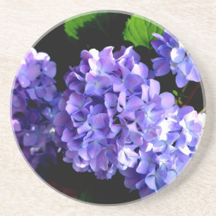 Elegant Djup lila blommigt Blommor hydrangea Underlägg Sandsten