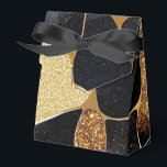 Elegant Djurutskrift Guld och Svarta Glittren Presentaskar<br><div class="desc">Elegant Djurutskrift Guld och Svarta Glittrens favoritrutor</div>