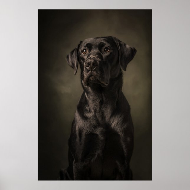 Elegant Dog Silhouette Poster (Framsidan)