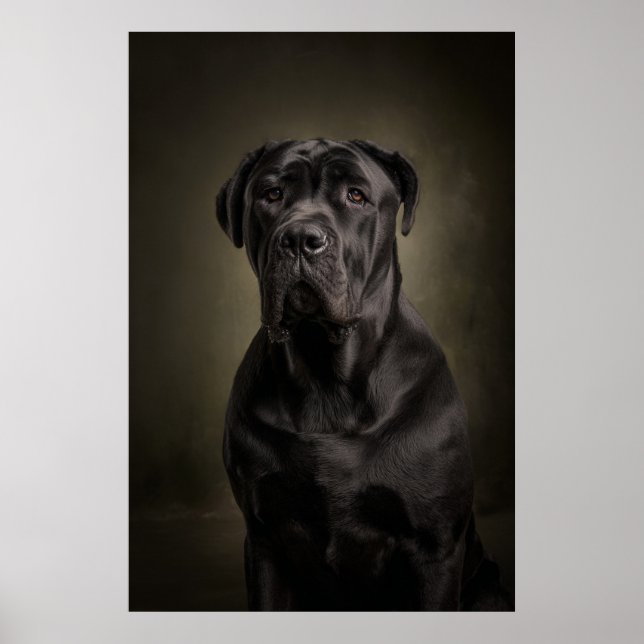 Elegant Dog Silhouette Poster (Framsidan)
