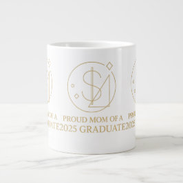 Elegant Dollar-Pridet - klass 2025 Mamma Badge Jumbo Mugg