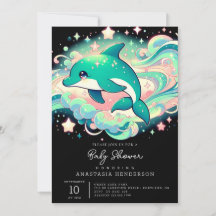 Elegant Dolphin Baby Shower