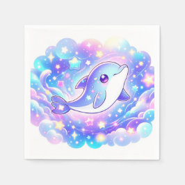 Elegant Dolphin Baby Shower Pappersservett
