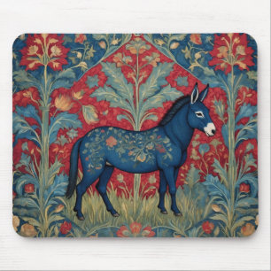 Elegant Donkey William Morris Inspired Patterned Musmatta