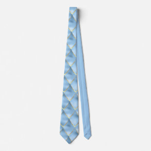 Elegant Dragon  Baby blue Guld Mönster Slips