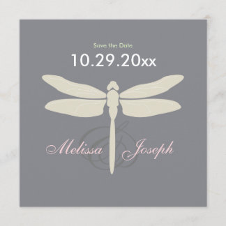 Elegant Dragon Fly Save Date (spara datum) Spara Datumet