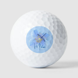 Elegant Dragonfly på Blue Poppy Golf Boll