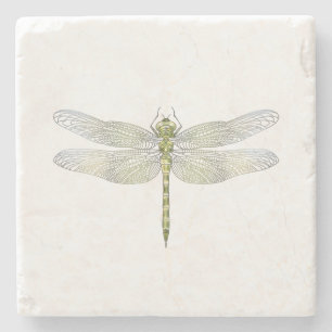 Elegant Dragonfly teckning Stenunderlägg