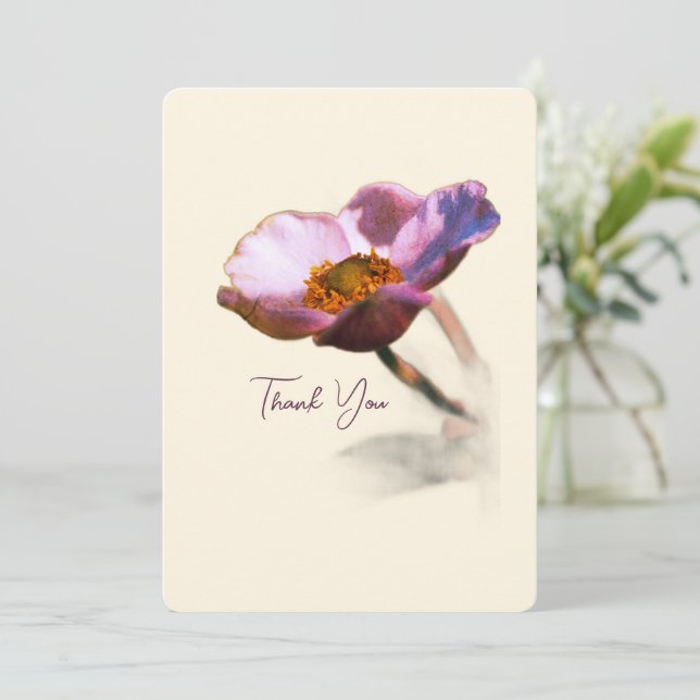 Elegant Dream Flowers - Fantasy Nature Tack Julkort (Stående Fram)