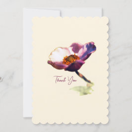 Elegant Dream Flowers – Fantasy Nature Thank You Julkort