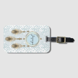 Elegant Dreamcatcher Abstrakt Personlig Bagagebricka