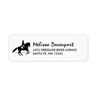 Elegant Dressage Rider som utför en pirouette