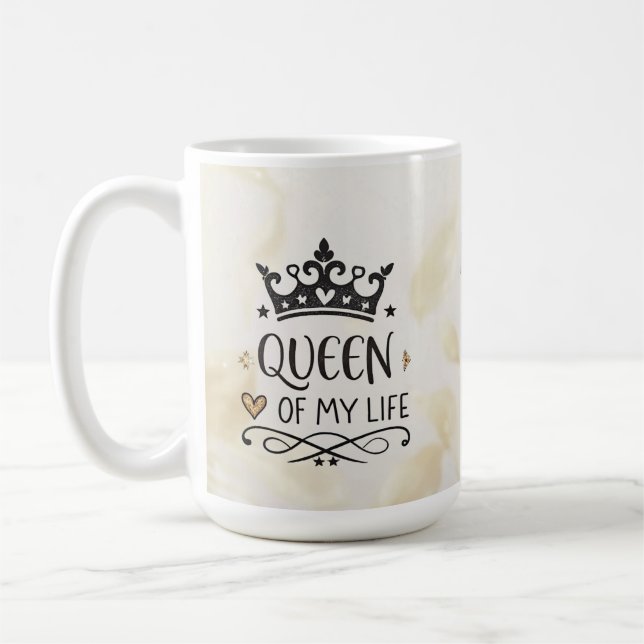 Elegant drottning av mitt liv - min mamma kaffemugg (Vänster)