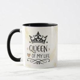 Elegant drottning av mitt liv - min mamma mugg