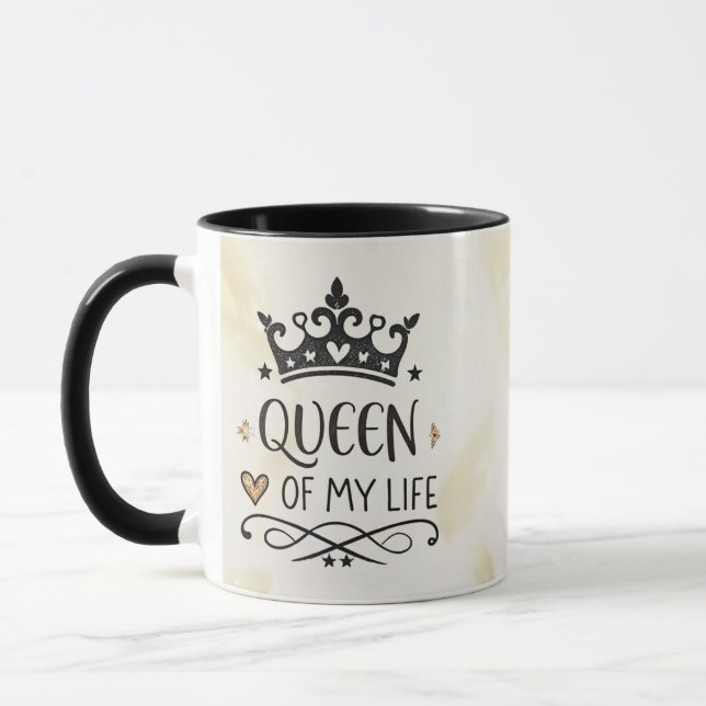Elegant drottning av mitt liv - min mamma mugg (Vänster)