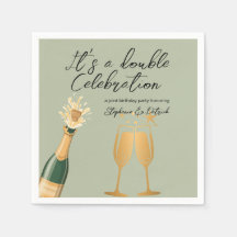 Elegant Dubbla Grönt Firande