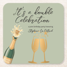 Elegant Dubbla Grönt Firande