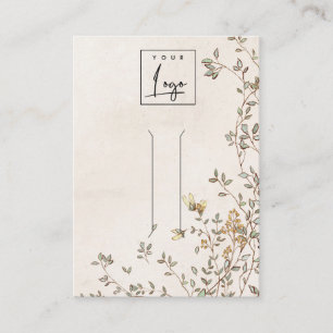 Elegant Dusky Blommigt Vine Ivory Hair Clip Visnin Visitkort
