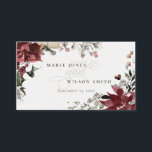 Elegant Dusky Warm Winter Festive Foliage Bröllop Placeringskort<br><div class="desc">Om du behöver ytterligare anpassningar kan du kontakta mig på yellowfebstudio@gmail.com.</div>