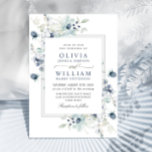 Elegant Dusty Blue Boho Winter Foliage Bröllop Inbjudningar<br><div class="desc">Den här högkvalitativa designen är enkel att anpassa för att matcha bröllop färg, stilar och tema. Om du vill göra ytterligare anpassningar klickar du på länken "anpassa ytterligare" och användor verktyg som är utformat för att ändra mallen. Om du behöver hjälp med att ändra baksidan eller med matchande artiklar kontaktar...</div>
