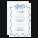 Elegant Dusty Blue Hand plockade Bow Bröllop<br><div class="desc">Om du vill göra ytterligare anpassningar klickar du på "Anpassa den här mallen" och sedan på "Redigera med Design Verktyg". Snyggten kan redigeras enkelt för att använda bröllop-mallar,  fler objekt finns i butiken (inbjudningar,  osa,  tackkort,  papper och dekoration). Kontakta mig om du behöver hjälp eller matchande artiklar.</div>